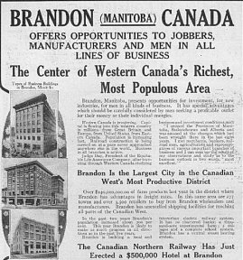 Brandon Ad in 1912 Cosmopolitan Magazine