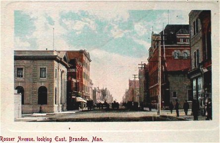 Rosser Avenue Looking East