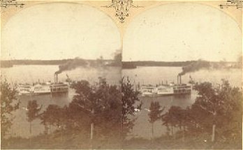City of St. Louis steamer on Lake Superior