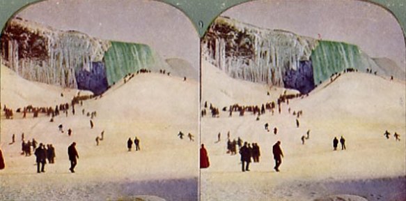 Ice Bridge and Mounds, Niagara Falls ~ 1903