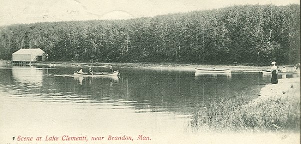 Scene at Lake Clementi near Brandon
