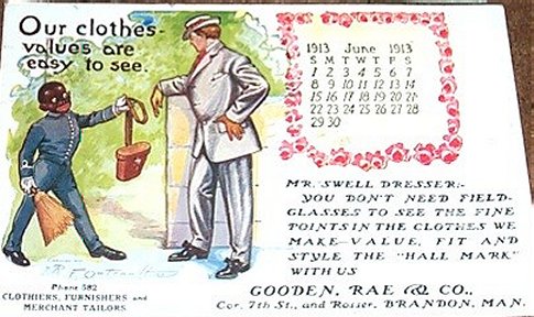 Gooden, Rae Clothing Store ad 1913