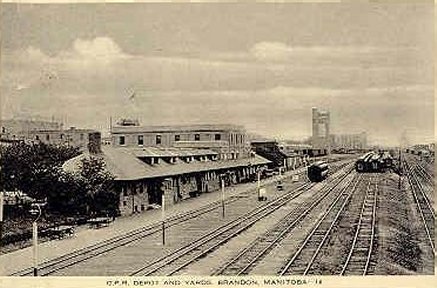 CPR Depot and Yards 1920s