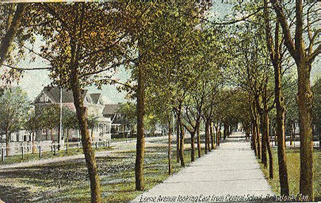 Lorne Avenue Looking East from Central School ~ 1910