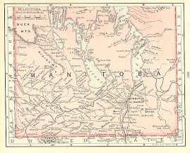 Manitoba Map 1899 ~ Click to enlarge