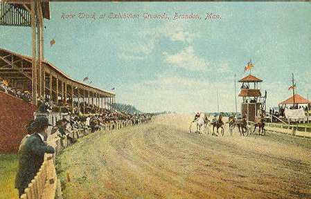 Racetrack at Brandon Exhibition 1910