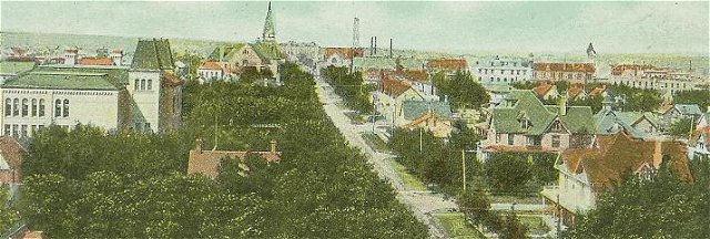 Residential View looking West 1910