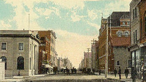 Rosser Avenue looking East 1908