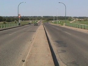 Bridge Over Assiniboine & Rail Yards