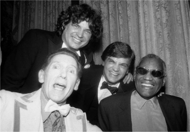 Everlys with Jerry Lee Lewis and Ray Charles at the Rock Hall Induction