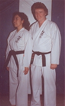 Wado Kai Black Belts: Sue-On and Bill Hillman